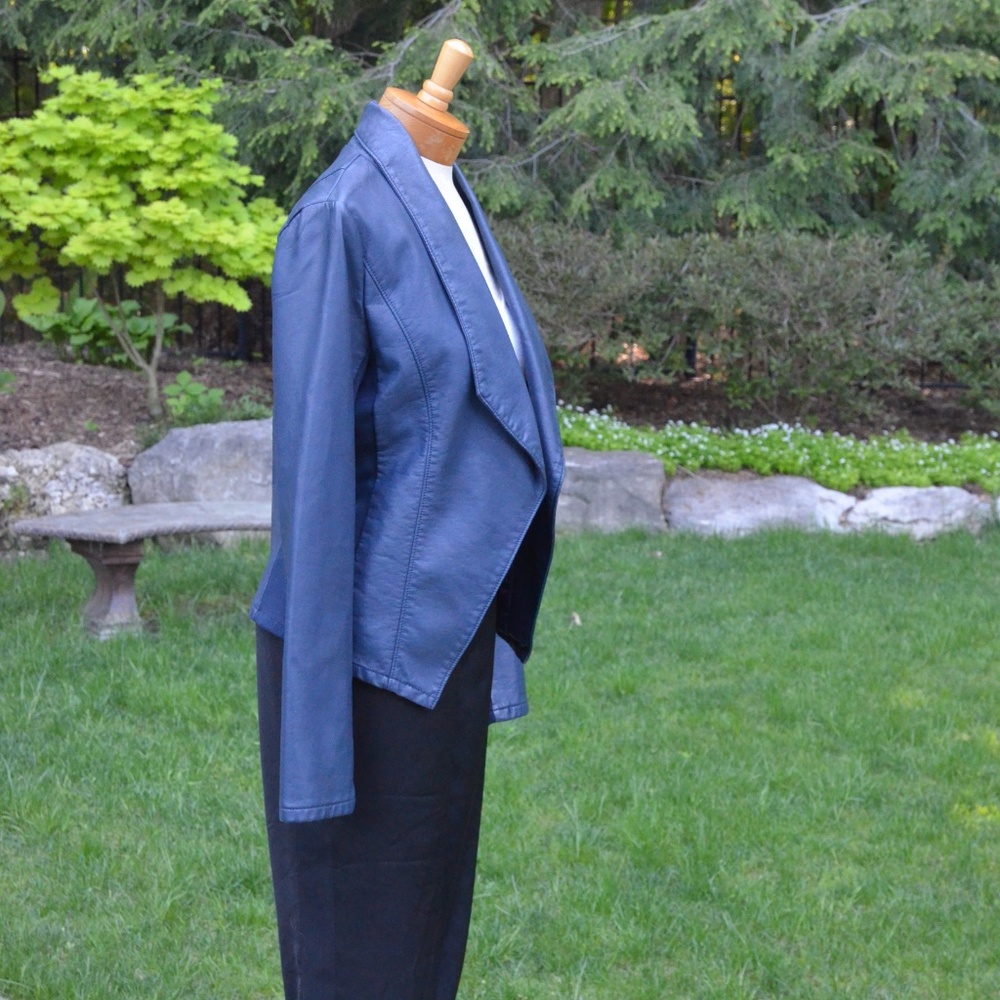 DYNAMITE dcasual Faux Leather Blazer/FREE SHIPPING